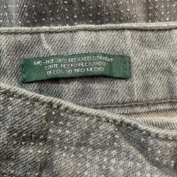 Wild Fable Shimmer Rhinestone Embellished 90’s Relaxed Straight Jeans | NWT/NWOT - Picture 6 of 8